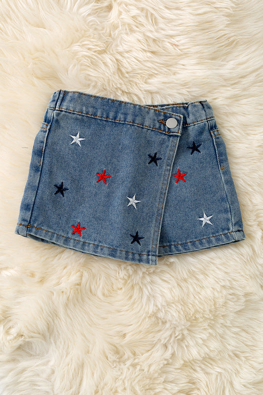 Star Skort Denim