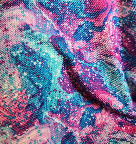 Purple Blue Acid wash