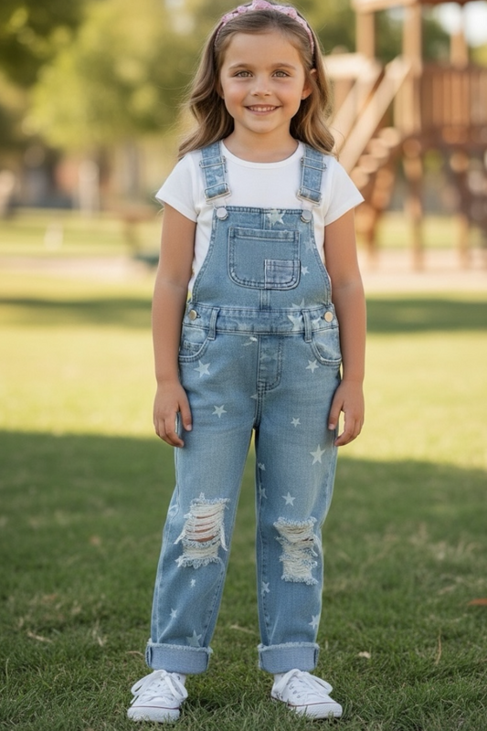 Star Denim Overalls