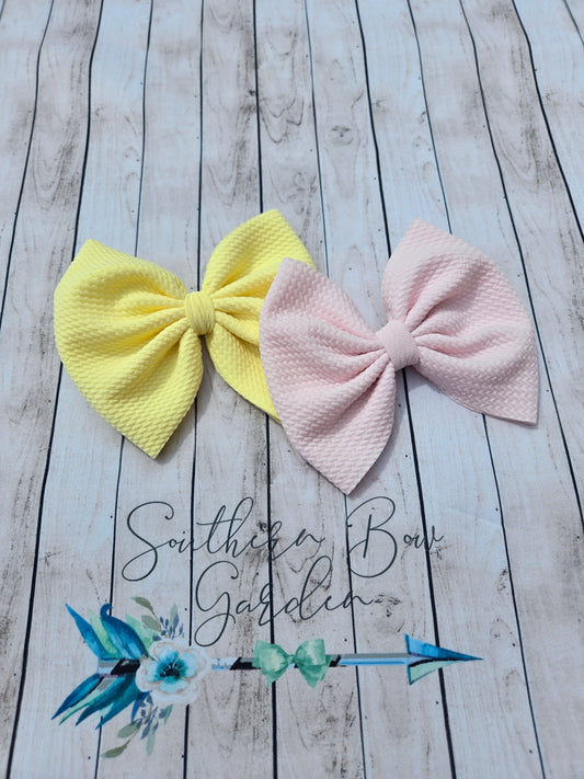 Pink & Yellow Bows