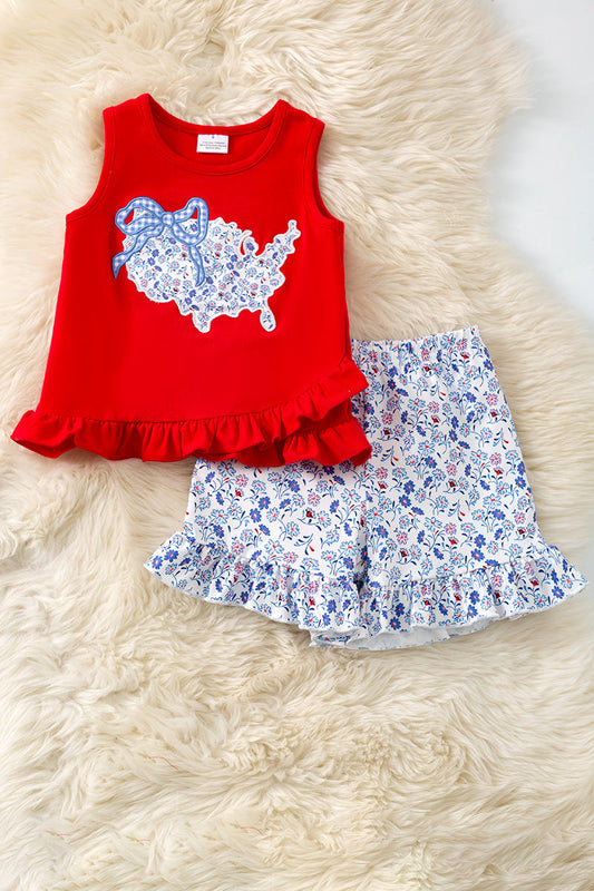 USA ruffle set